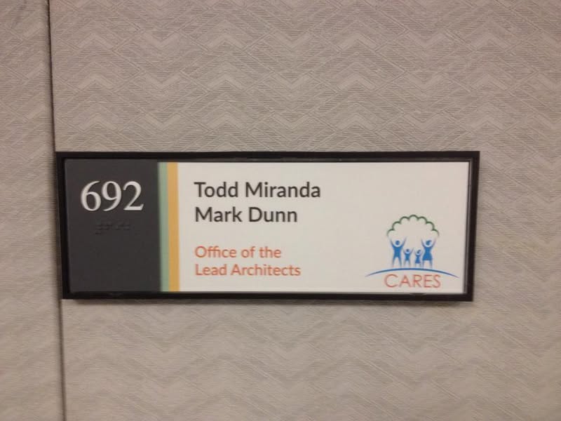 Todd and I were once Architects!