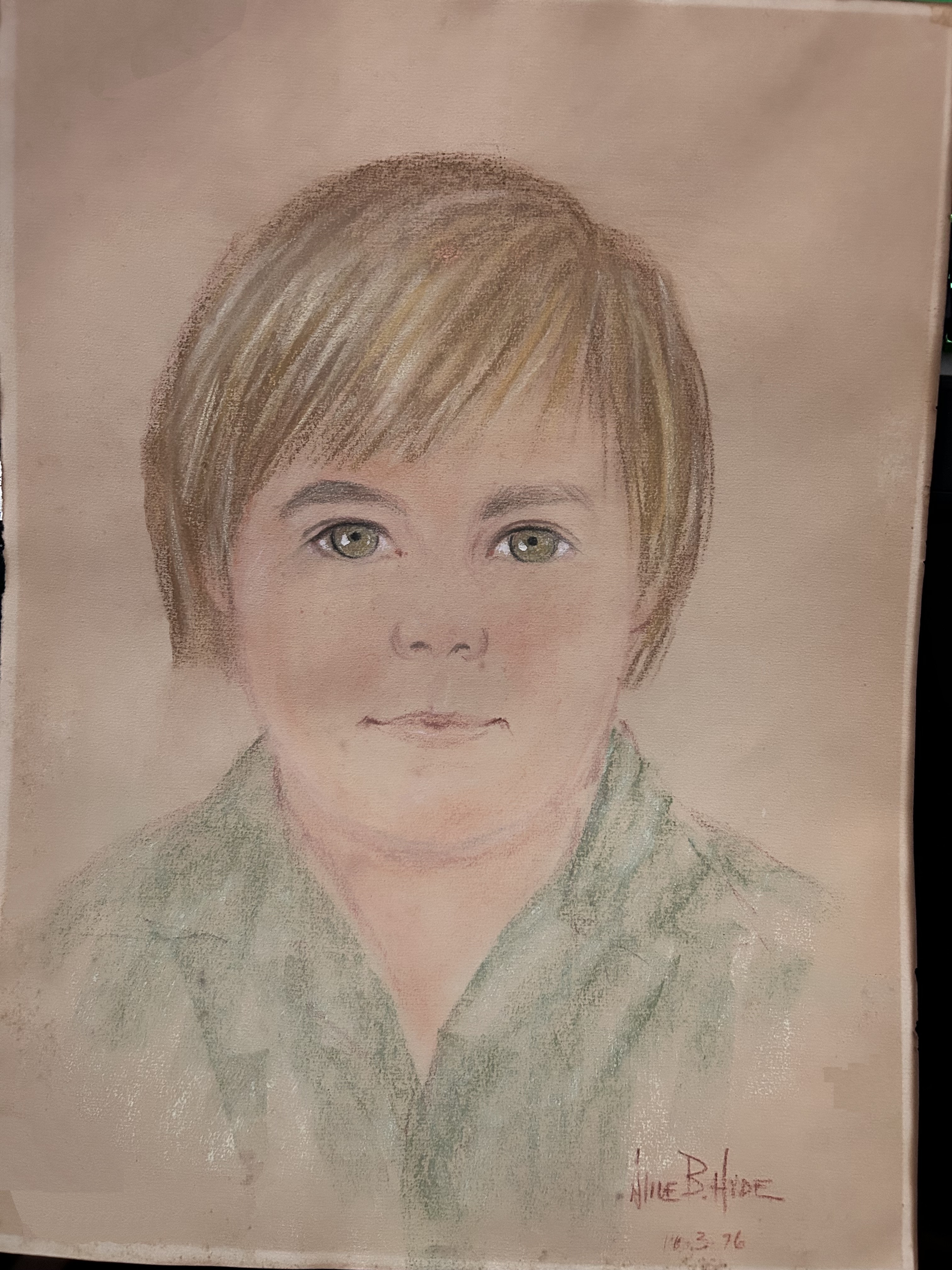 Mark at 13, Pencil Sketch by Anne Hyde Horsepens 40