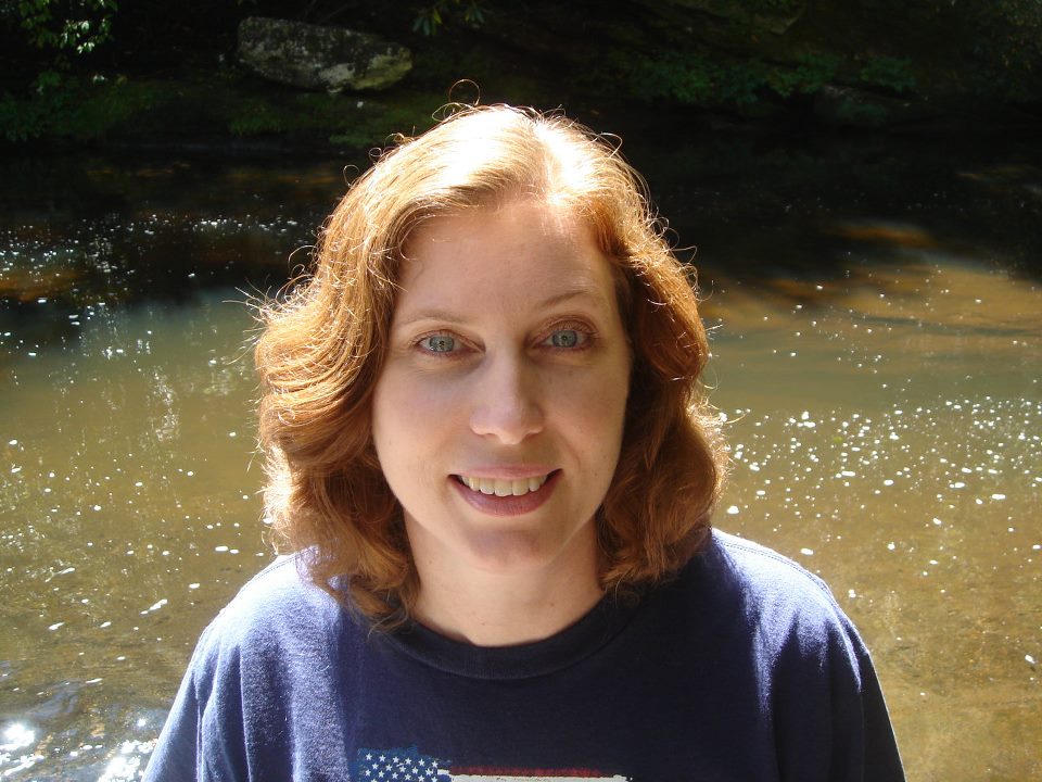 Andrea on North Carolina Mountain Hike