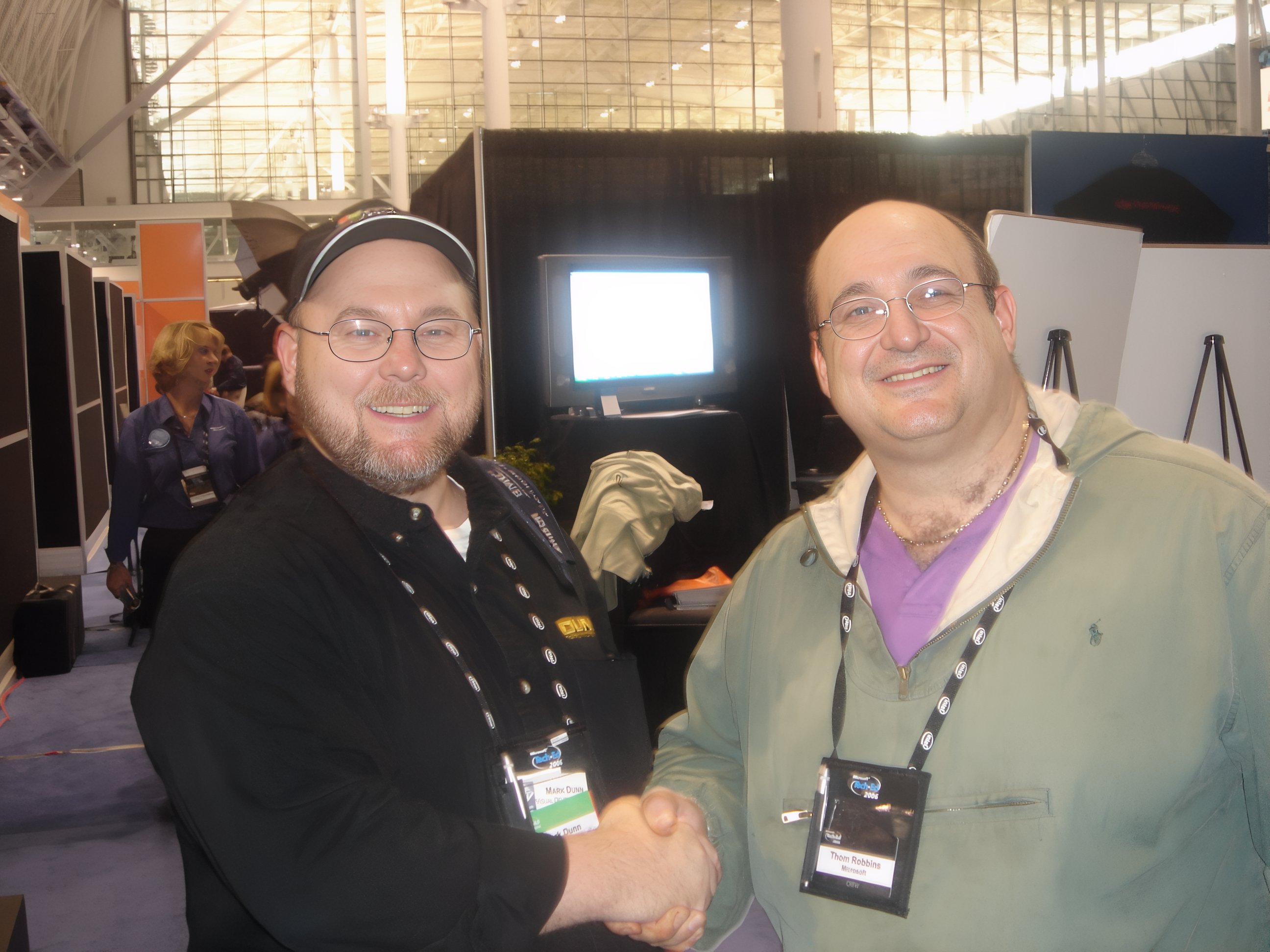 With Thom Robbins