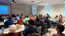 Mark Lecturing at Samford