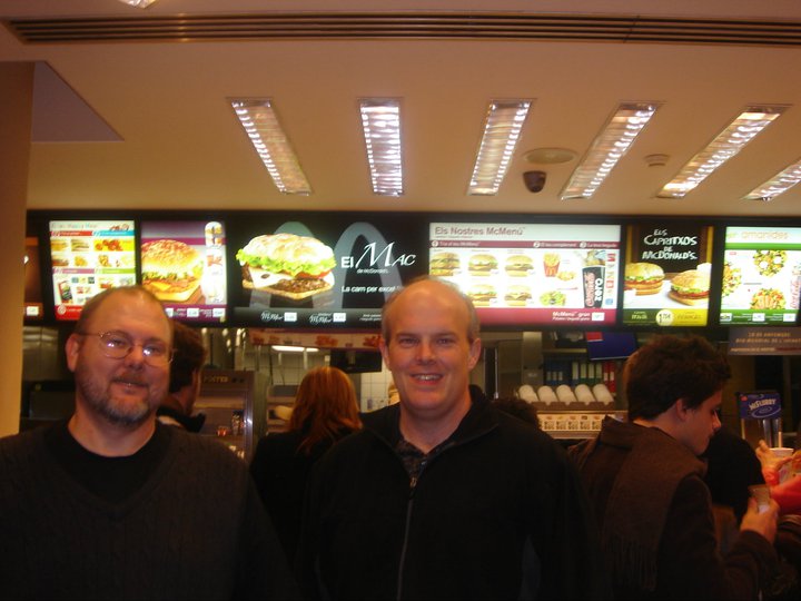 Mark and Doug in Spain